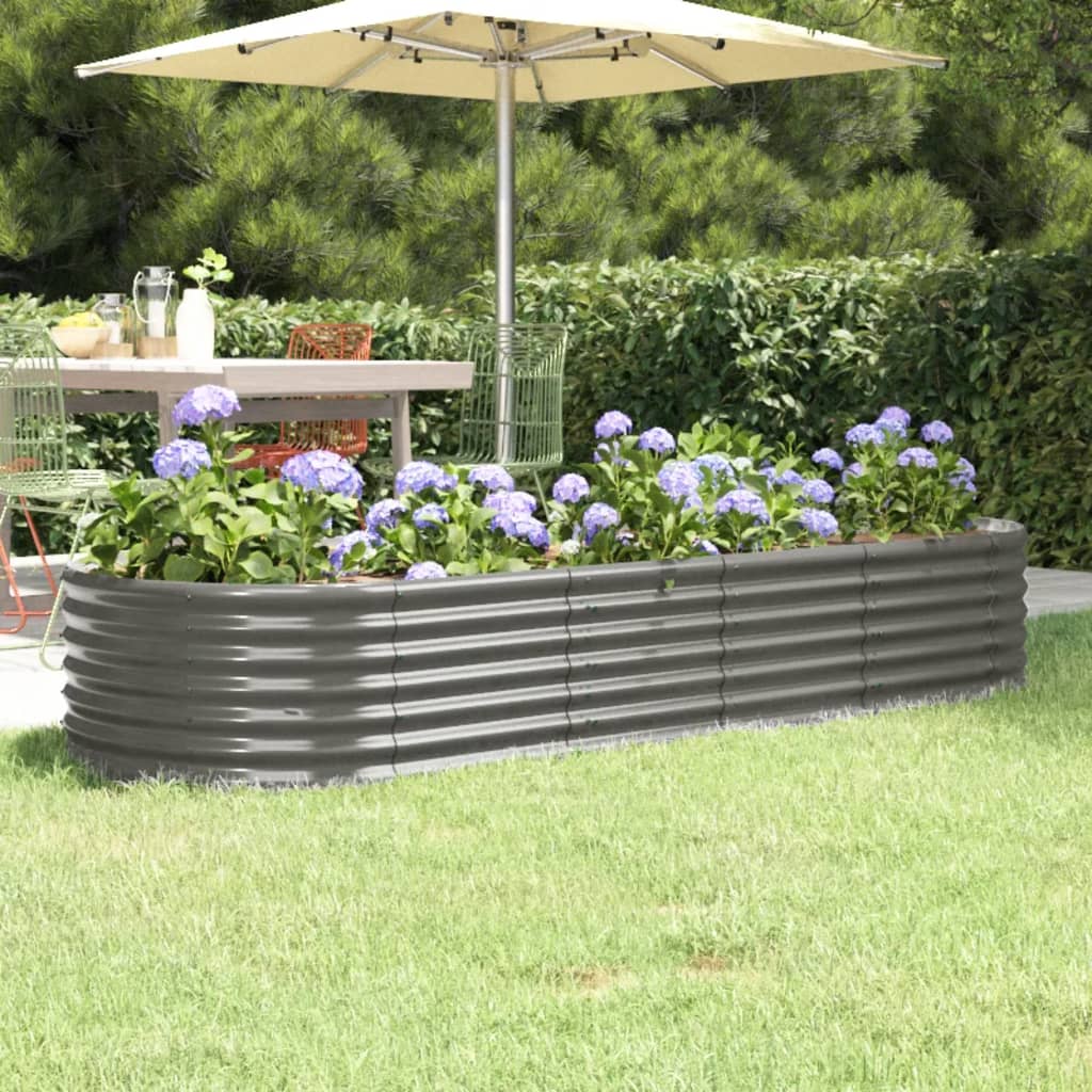Hochbeet Verzinkter Stahl 224X80X36 Cm N