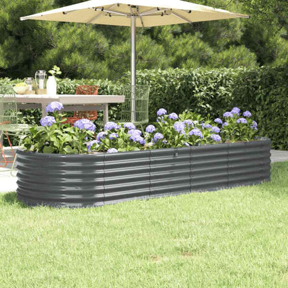 Hochbeet Verzinkter Stahl 224X80X36 Cm N