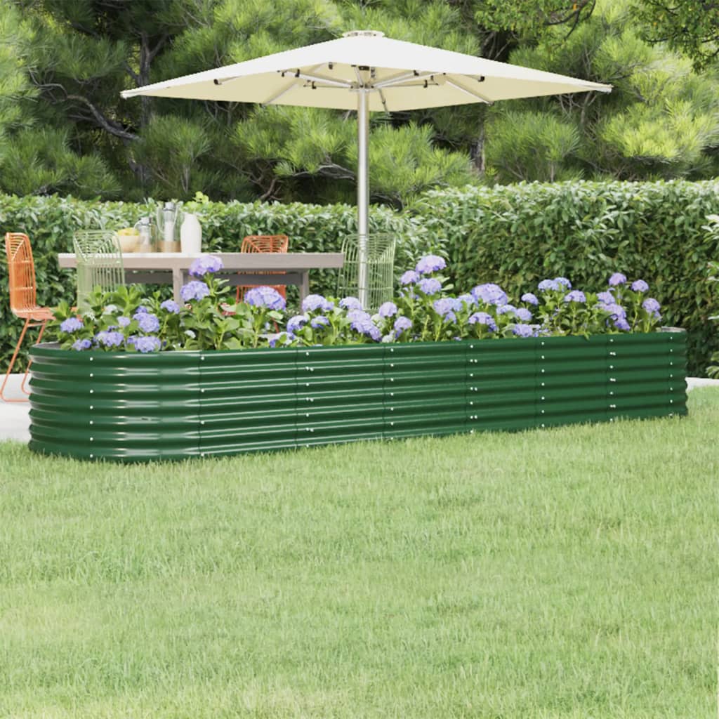 Hochbeet Verzinkter Stahl 224X80X36 Cm N