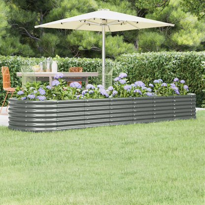 Hochbeet Verzinkter Stahl 224X80X36 Cm N