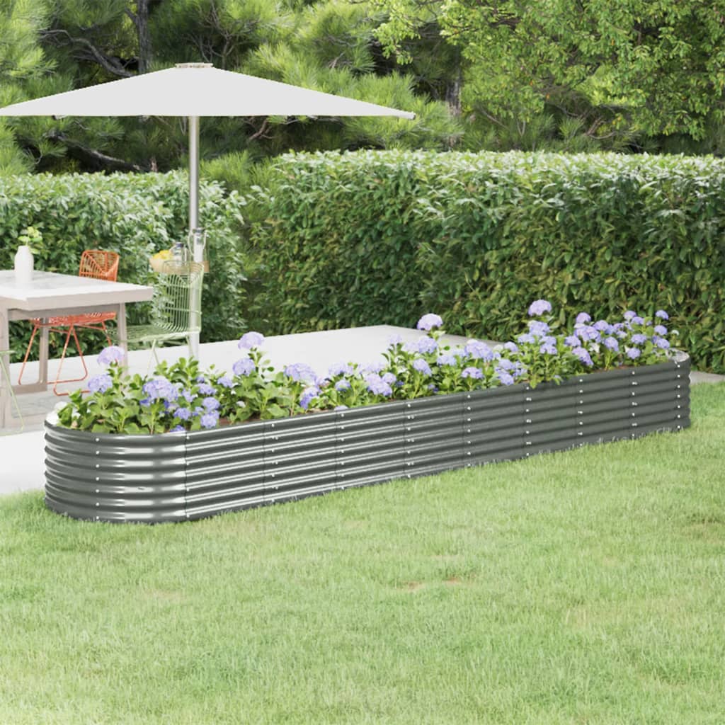 Hochbeet Verzinkter Stahl 224X80X36 Cm N