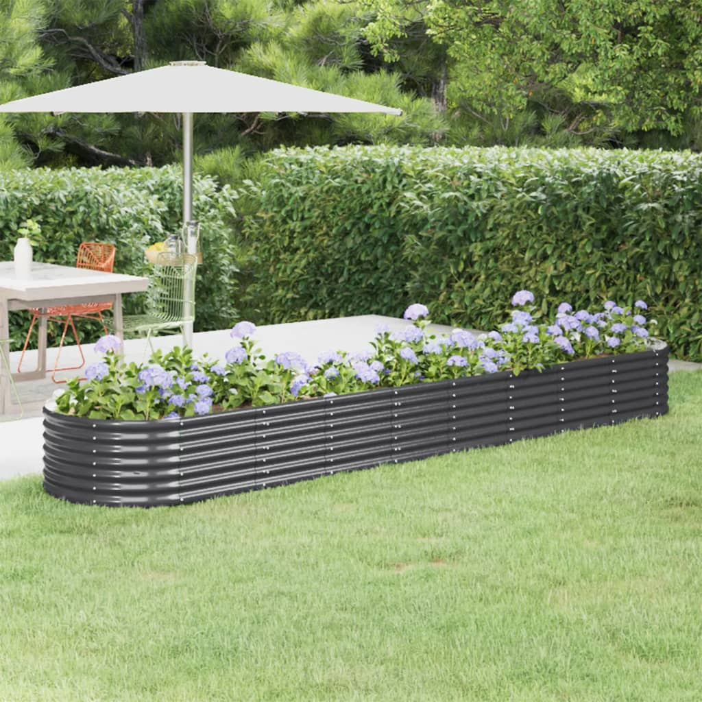 Hochbeet Verzinkter Stahl 224X80X36 Cm N
