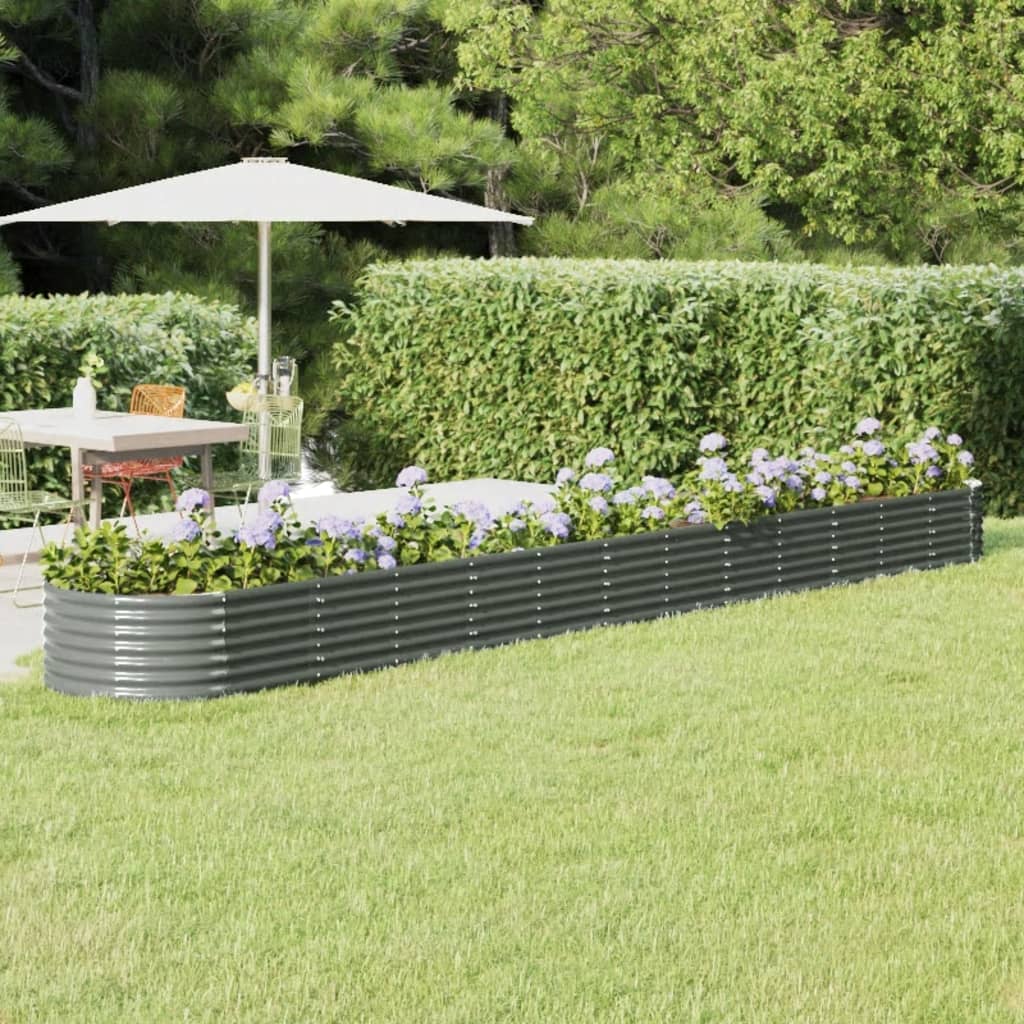 Hochbeet Verzinkter Stahl 224X80X36 Cm N
