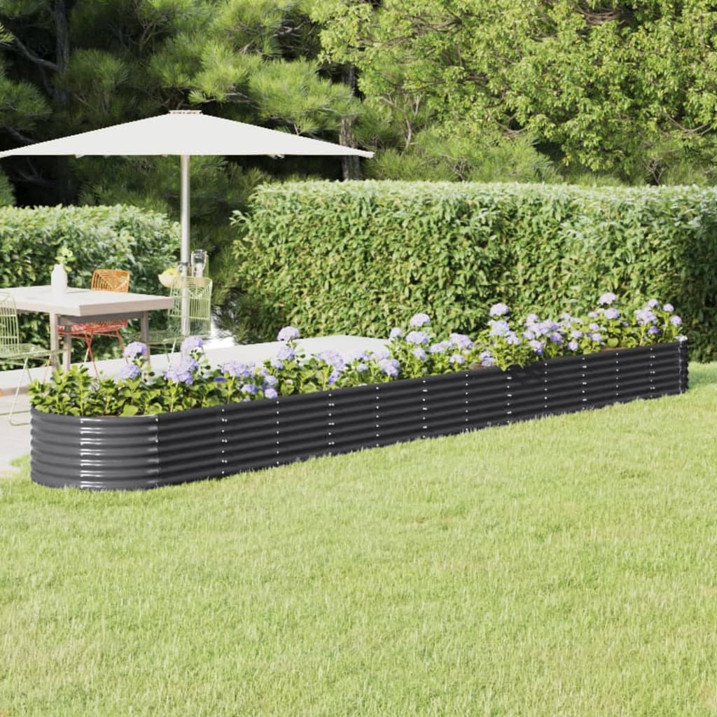 Hochbeet Verzinkter Stahl 224X80X36 Cm N