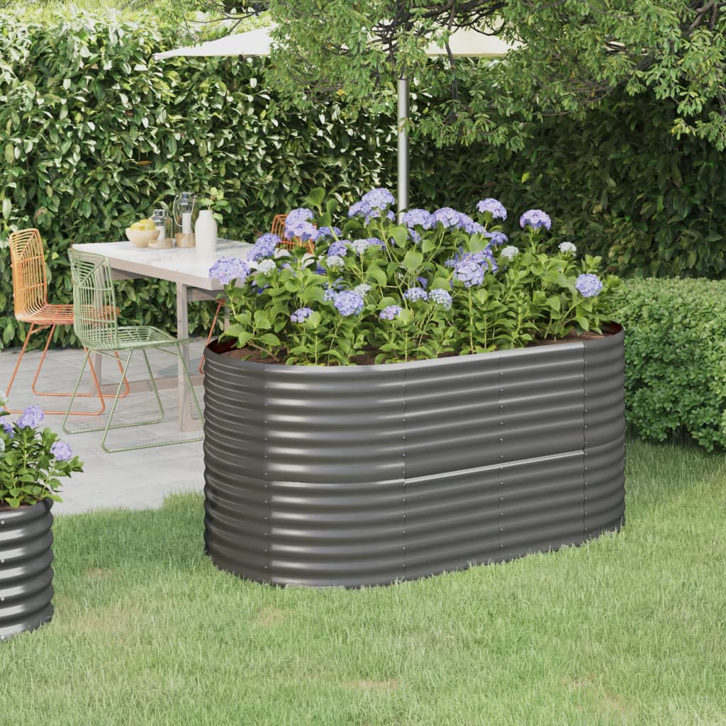 Hochbeet Verzinkter Stahl 224X80X36 Cm N