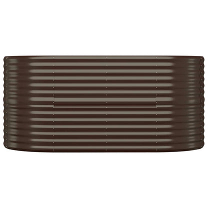 Hochbeet Verzinkter Stahl 152X80X68 Cm Braun