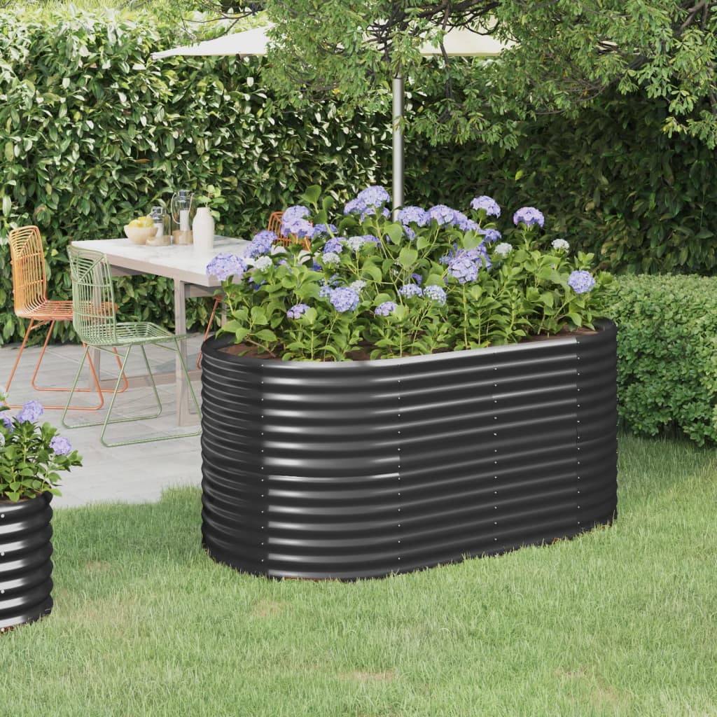 Hochbeet Verzinkter Stahl 224X80X36 Cm N