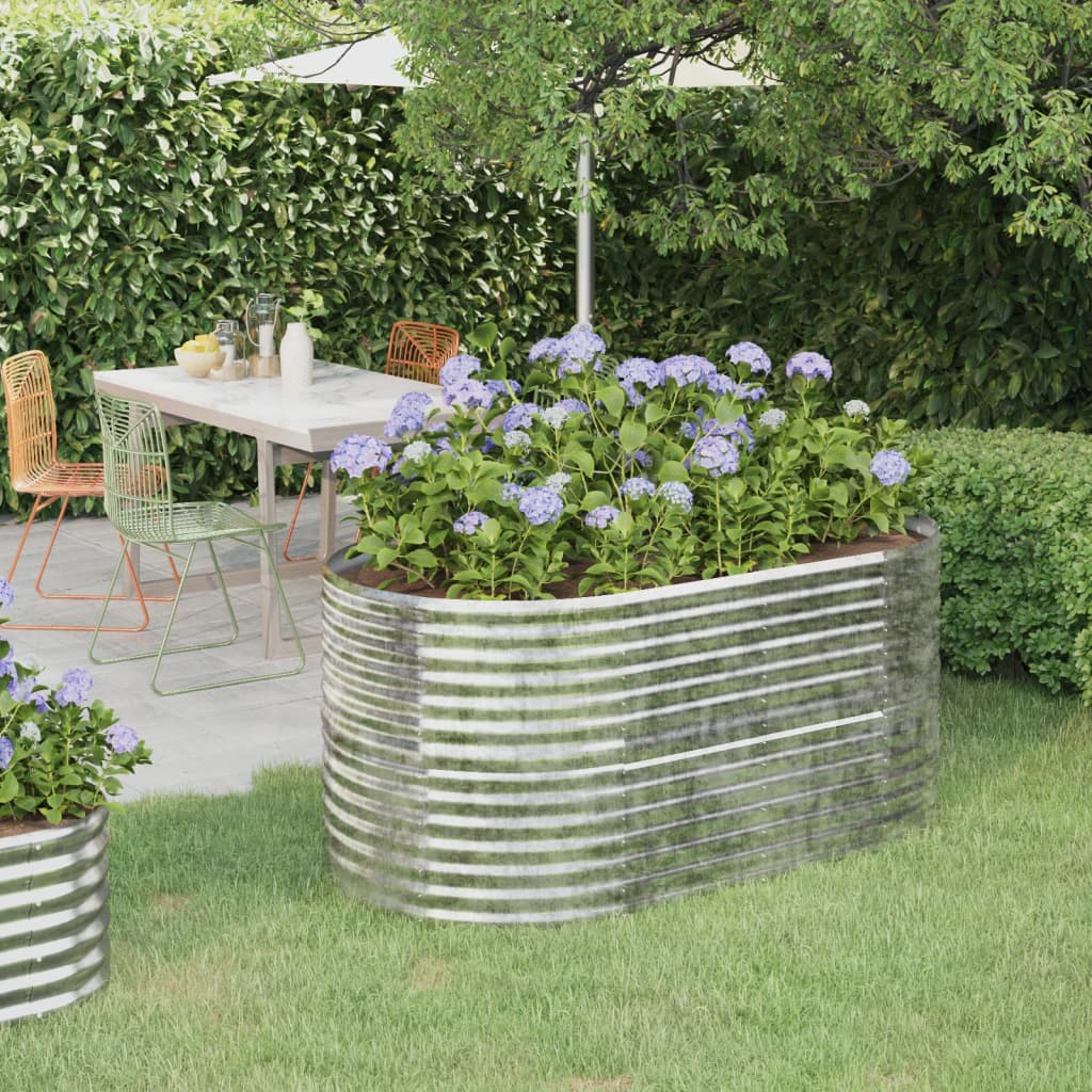 Hochbeet Verzinkter Stahl 224X80X36 Cm N