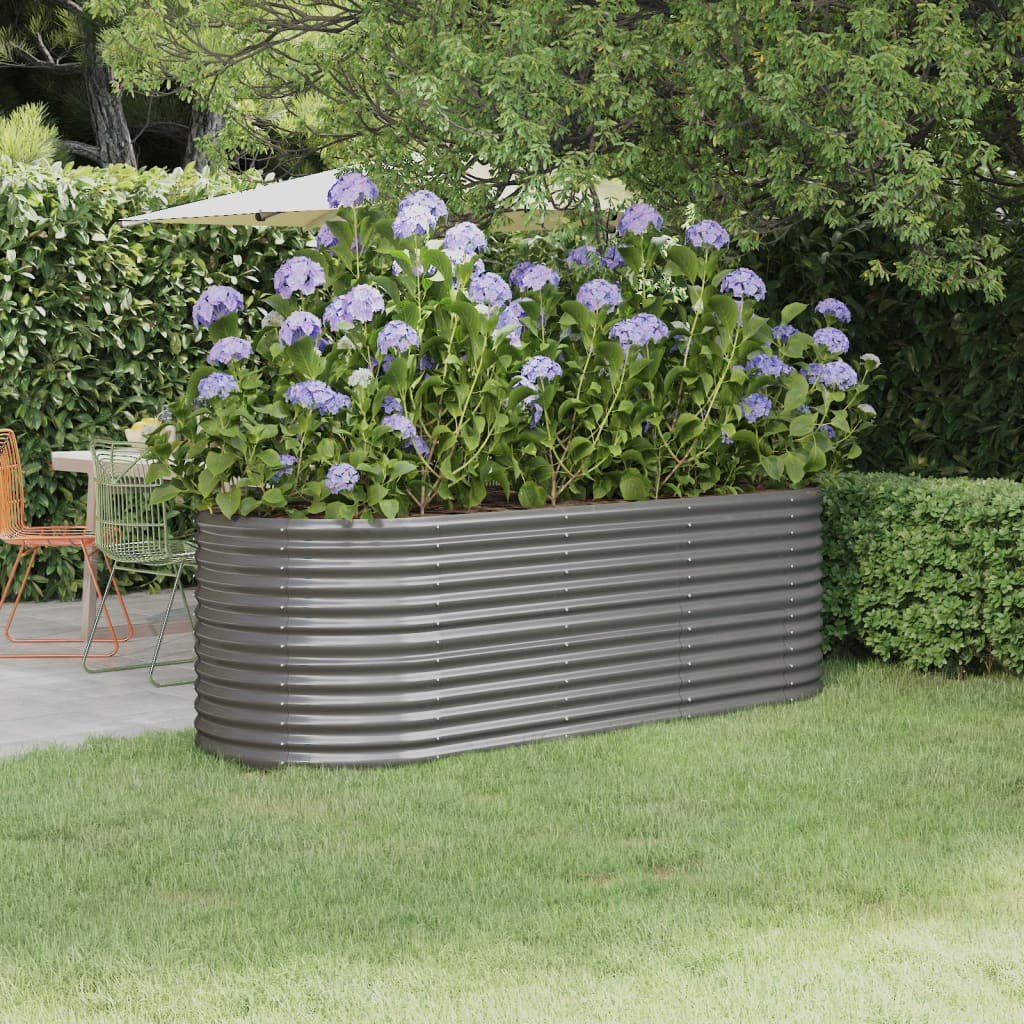 Hochbeet Verzinkter Stahl 224X80X36 Cm N