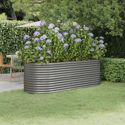 Hochbeet Verzinkter Stahl 224X80X36 Cm N