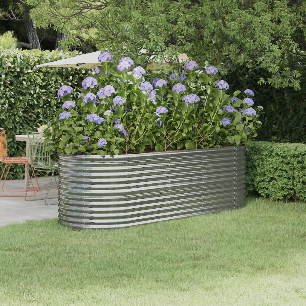 Hochbeet Verzinkter Stahl 224X80X36 Cm N