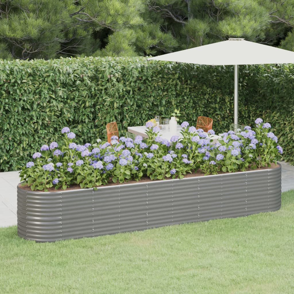 Hochbeet Verzinkter Stahl 224X80X36 Cm N