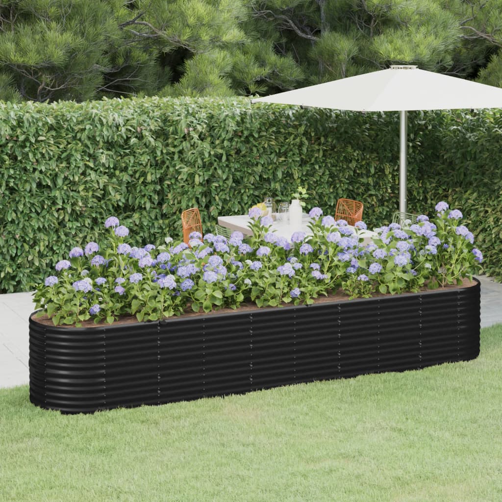 Hochbeet Verzinkter Stahl 224X80X36 Cm N