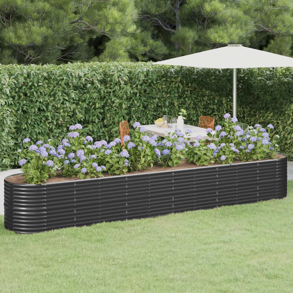 Hochbeet Verzinkter Stahl 224X80X36 Cm N