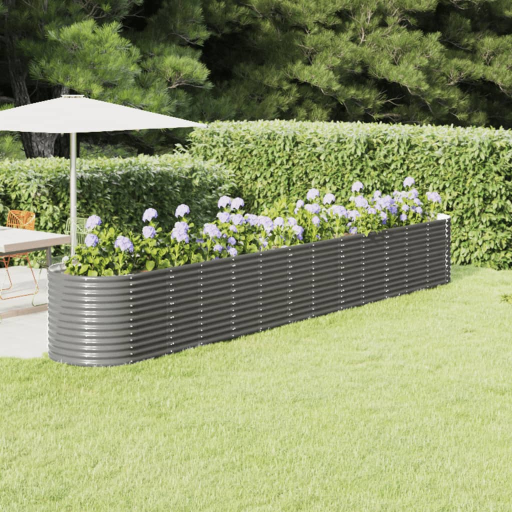 Hochbeet Verzinkter Stahl 224X80X36 Cm N