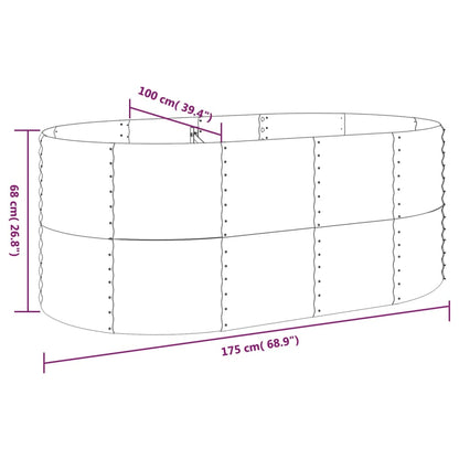 Hochbeet Verzinkter Stahl 175X100X68 Cm