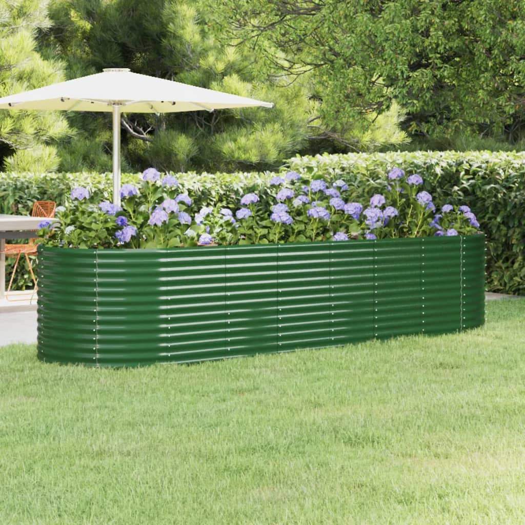 Hochbeet Verzinkter Stahl 322X100X68 Cm