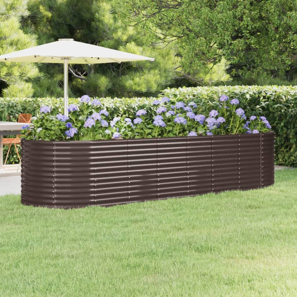 Hochbeet Verzinkter Stahl 322X100X68 Cm