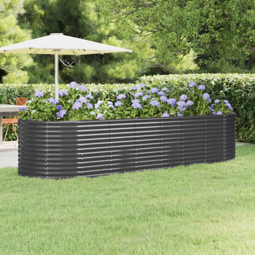Hochbeet Verzinkter Stahl 322X100X68 Cm