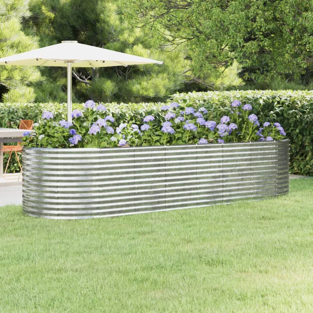Hochbeet Verzinkter Stahl 322X100X68 Cm N
