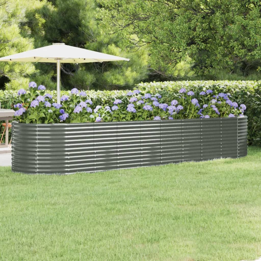 Hochbeet Verzinkter Stahl 396X100X68 Cm