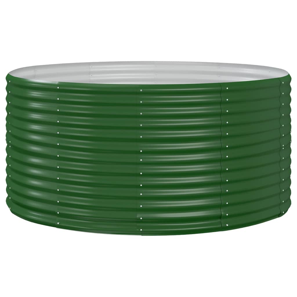 Garten-Hochbeet 140 X 140 X 68 Cm Verzinkter Stahl