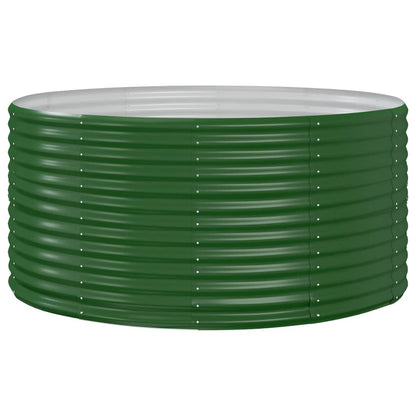 Garten-Hochbeet 140 X 140 X 68 Cm Verzinkter Stahl