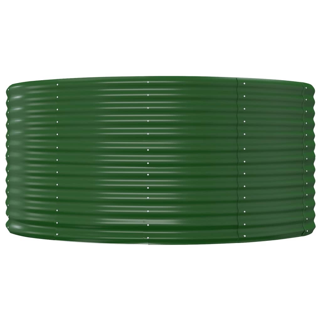 Garten-Hochbeet 140 X 140 X 68 Cm Verzinkter Stahl