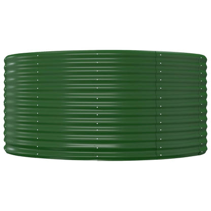 Garten-Hochbeet 140 X 140 X 68 Cm Verzinkter Stahl
