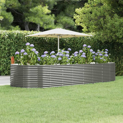 Hochbeet 367X140X68 Cm Verzinkter Stahl