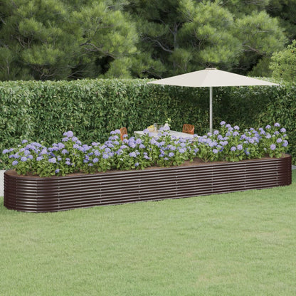 Hochbeet Pulverbeschichteter Stahl 584X140X68 Cm