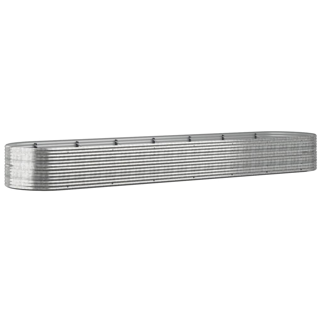 Hochbeet Pulverbeschichteter Stahl 584X140X68 Cm N