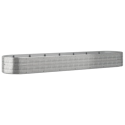 Hochbeet Pulverbeschichteter Stahl 584X140X68 Cm N