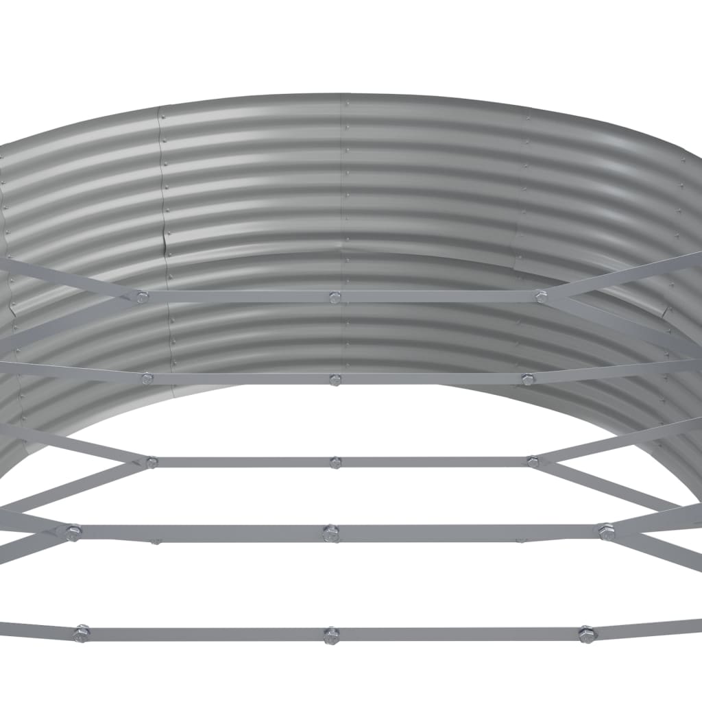 Hochbeet Pulverbeschichteter Stahl 584X140X68 Cm N