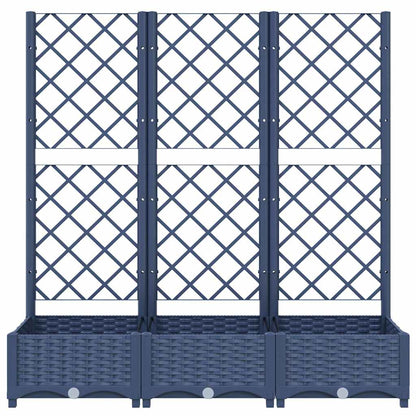 Pflanzkübel Mit Spalier 120X40X121,5 Cm Pp