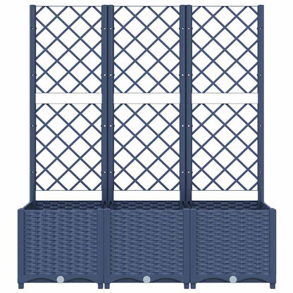 Pflanzkübel Mit Spalier 120X40X136 Cm Pp