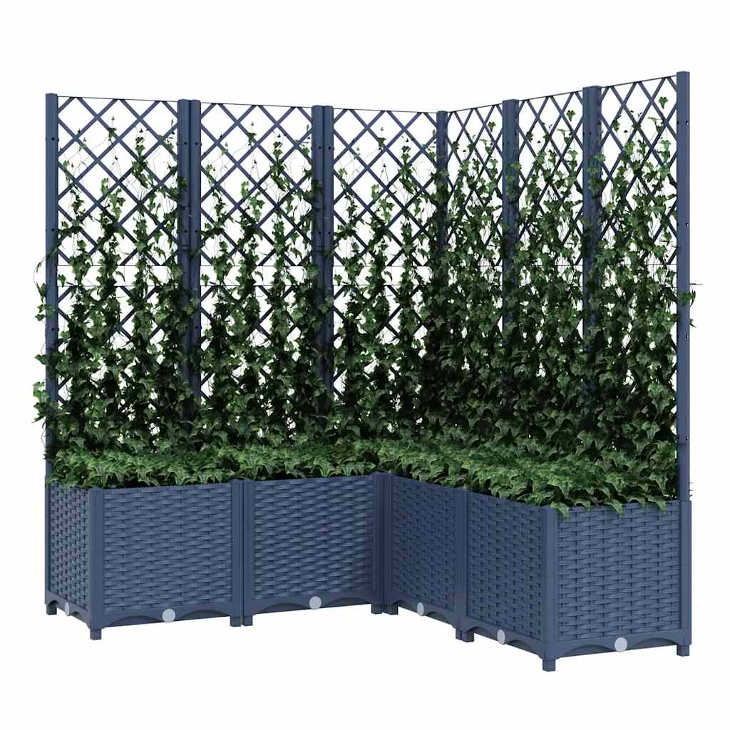 Pflanzkübel Mit Rankgitter 120X120X136 Cm Pp
