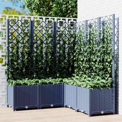 Pflanzkübel Mit Rankgitter 120X120X136 Cm Pp