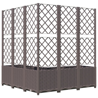 Pflanzkübel Mit Rankgitter 120X120X136 Cm Pp