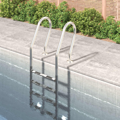 Pool-Leiter 54X38X184,5 Cm Edelstahl 304