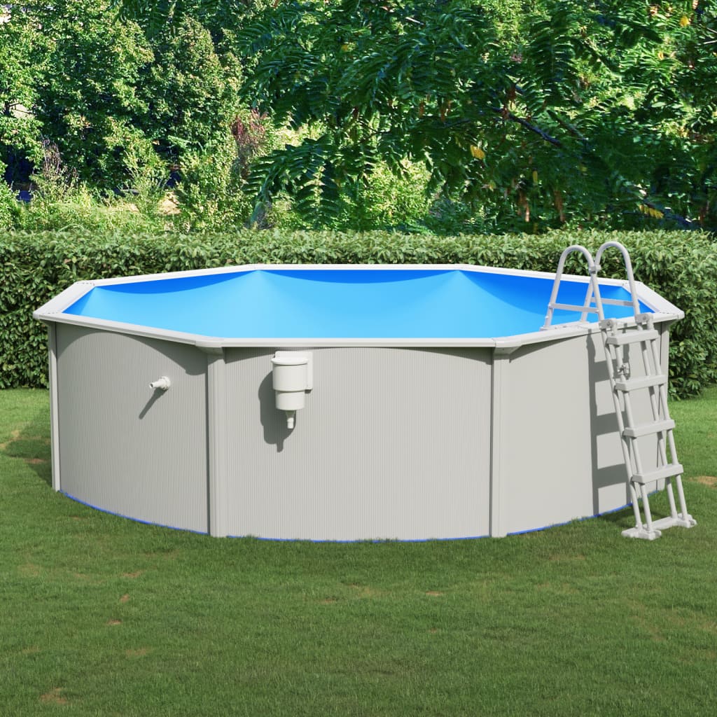 Pool Mit Sicherheitsleiter 460X120 Cm