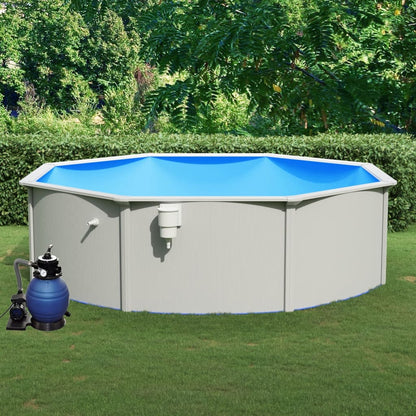 Pool Mit Sandfilterpumpe 460X120 Cm