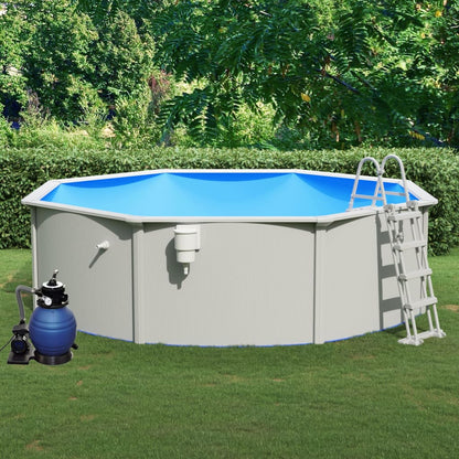 Pool Mit Sandfilterpumpe Und Leiter 460X120 Cm