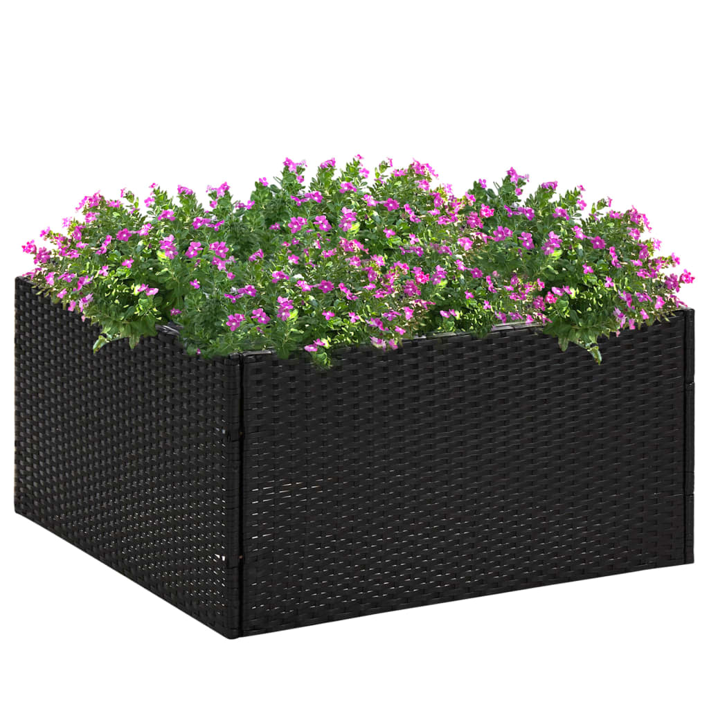 Pflanzkübel 157X80X80 Cm Poly Rattan