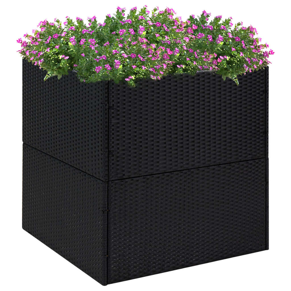 Pflanzkübel 157X80X80 Cm Poly Rattan