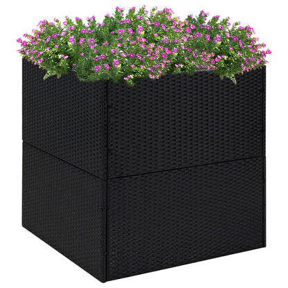 Pflanzkübel 157X80X80 Cm Poly Rattan