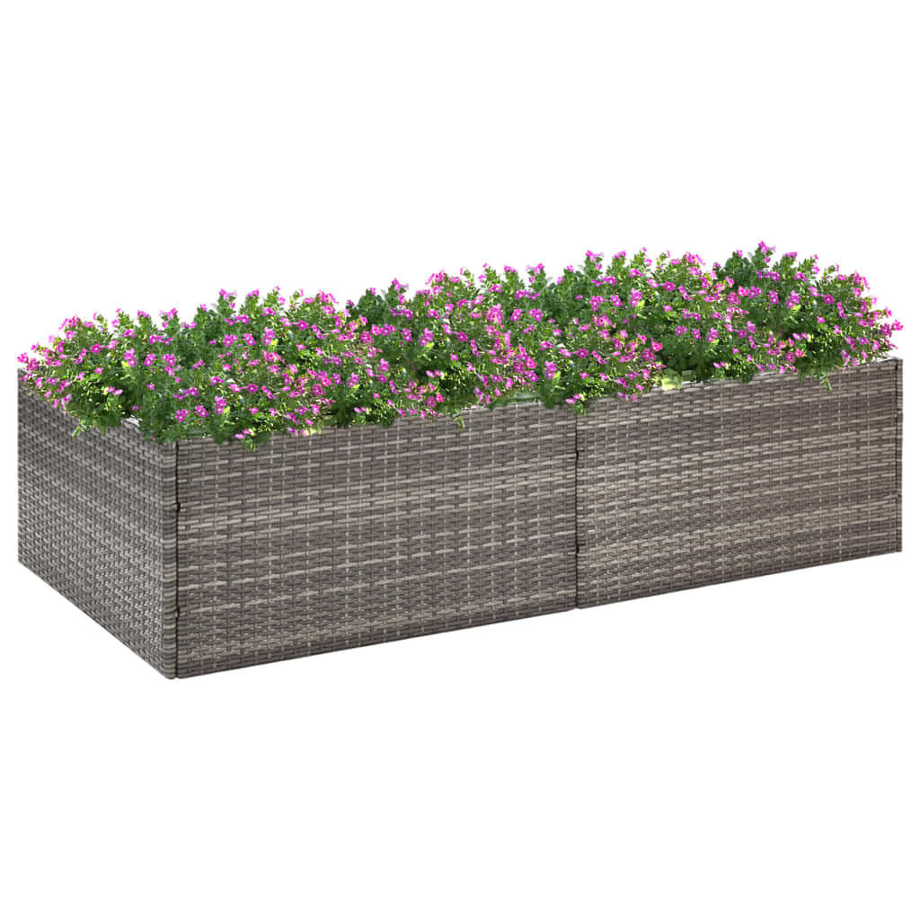 Pflanzkübel 157X80X80 Cm Poly Rattan