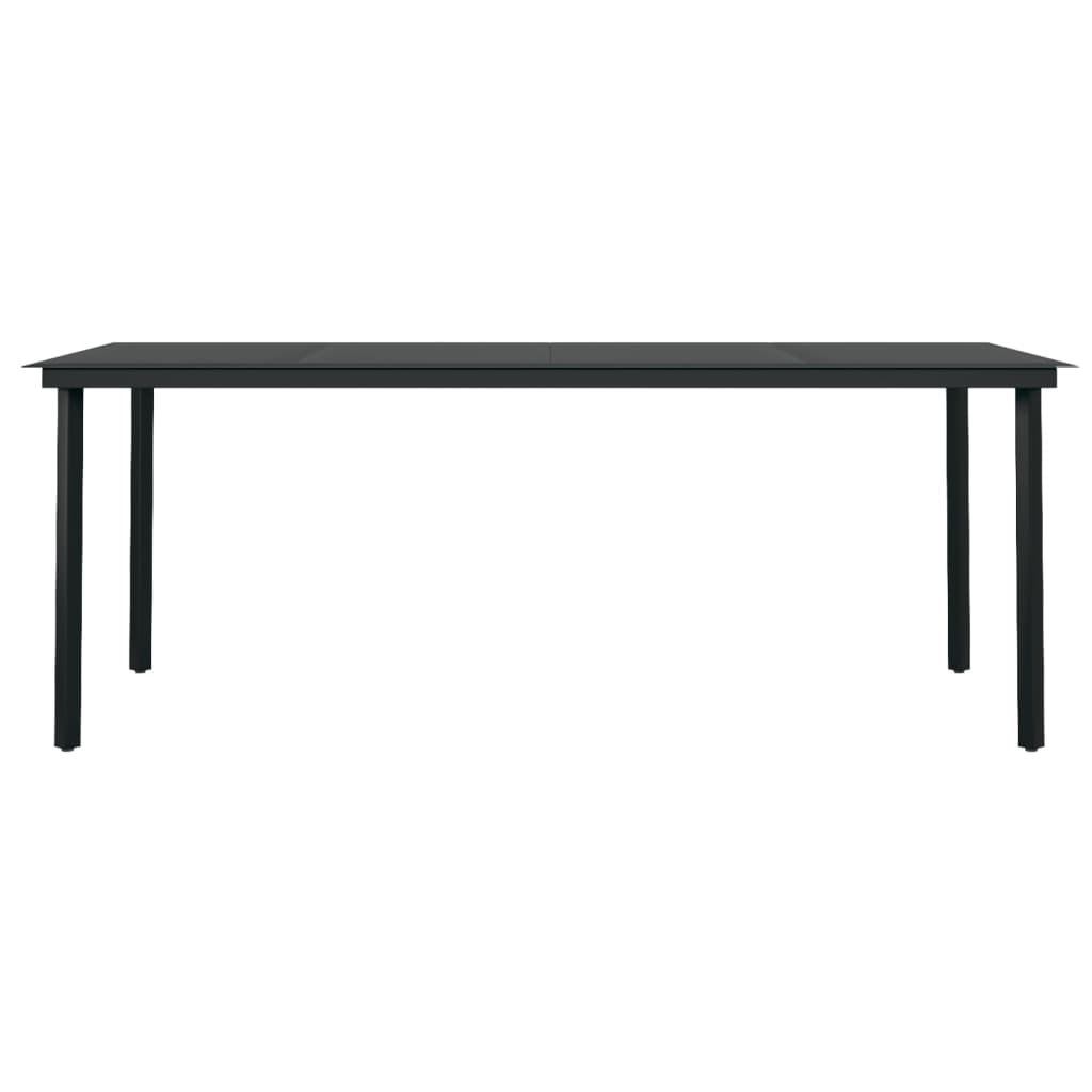 9-Tlg. Garten-Essgruppe Mit Kissen Poly Rattan Und Glas