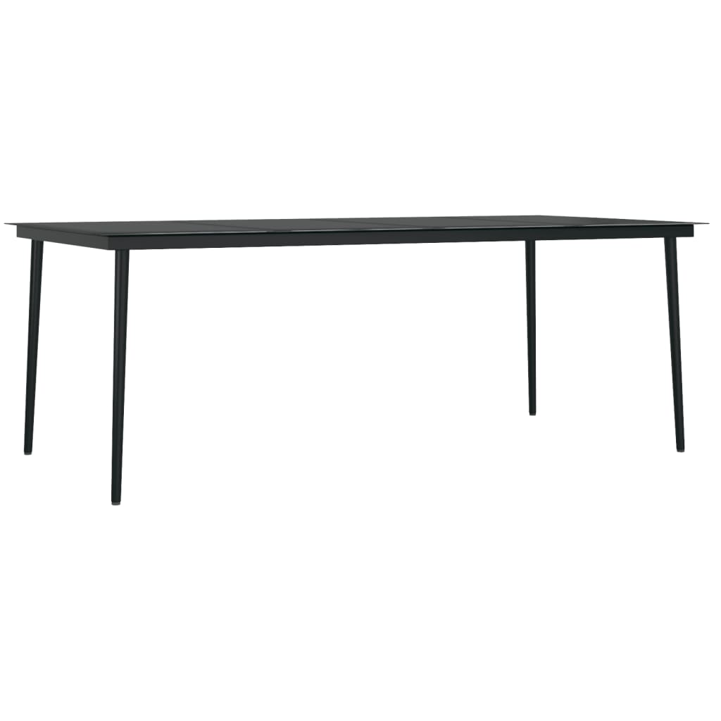 9-Tlg. Garten-Essgruppe Mit Kissen Poly Rattan Und Glas