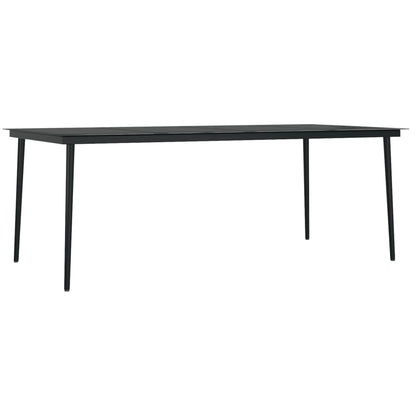9-Tlg. Garten-Essgruppe Mit Kissen Poly Rattan Und Glas